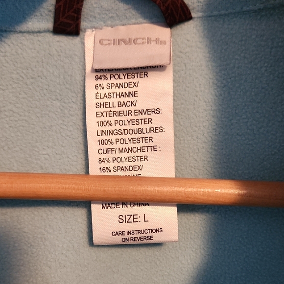 Cinch Burgundy Jacket with Sky Blue Details - Picture 2 of 6